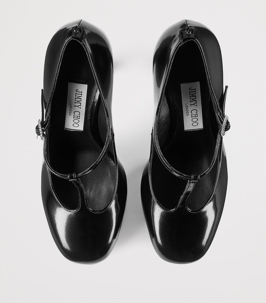 Marene 120 Leather Mary Jane Pumps