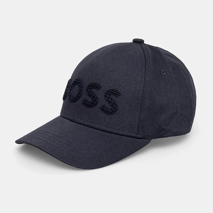 BOSS Green шапка с козирка мъжка от памук Golf