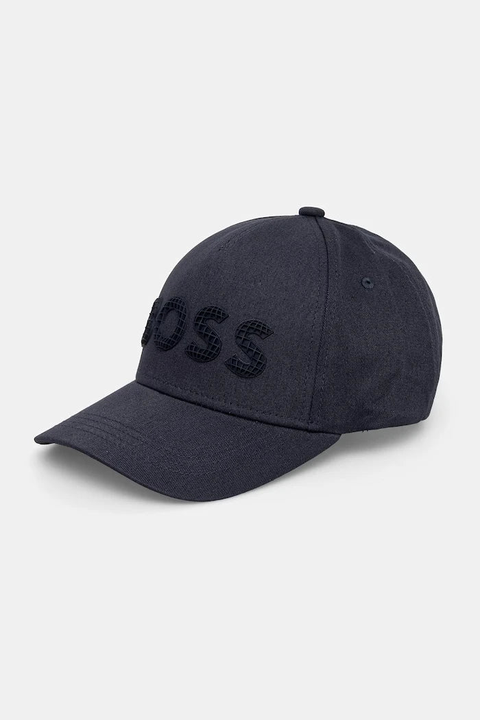 BOSS Green шапка с козирка мъжка от памук Golf