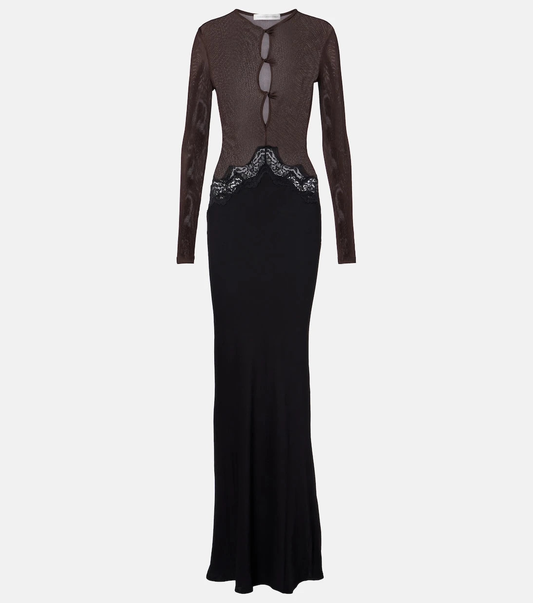 Christopher Esber - Cutout lace-trimmed jersey gown