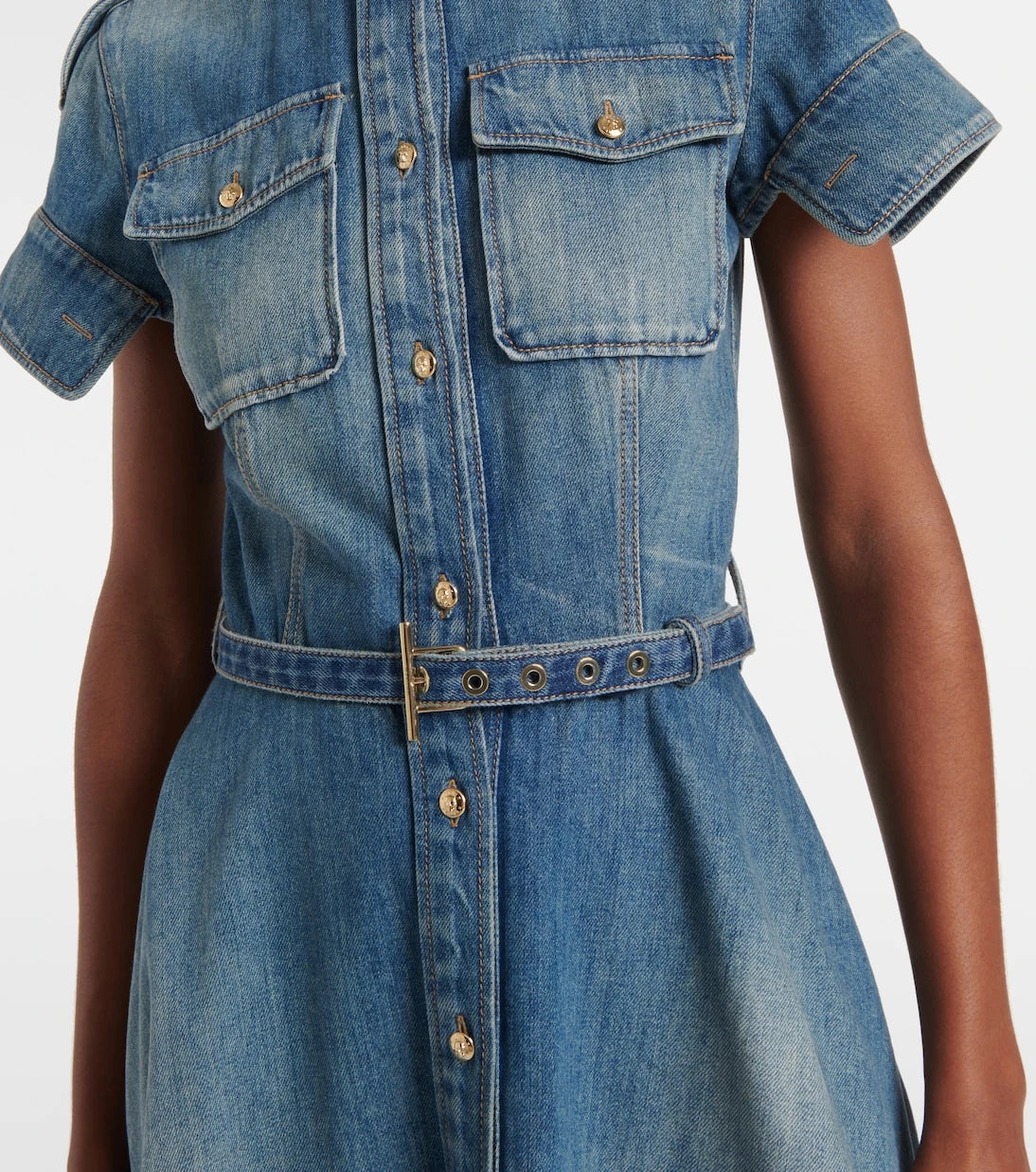 McQueen - Denim shirt dress