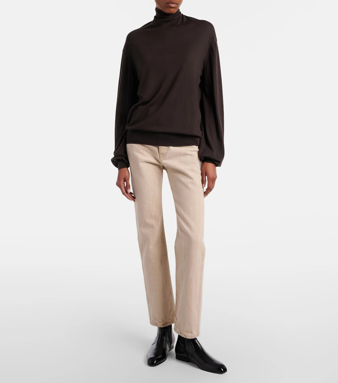 Khaite - Finley cropped straight jeans