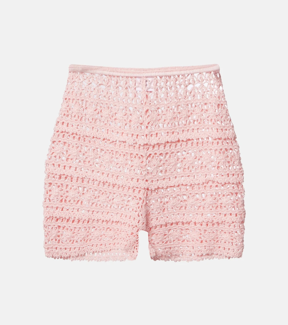 Anna Kosturova - Deauville crochet cotton shorts