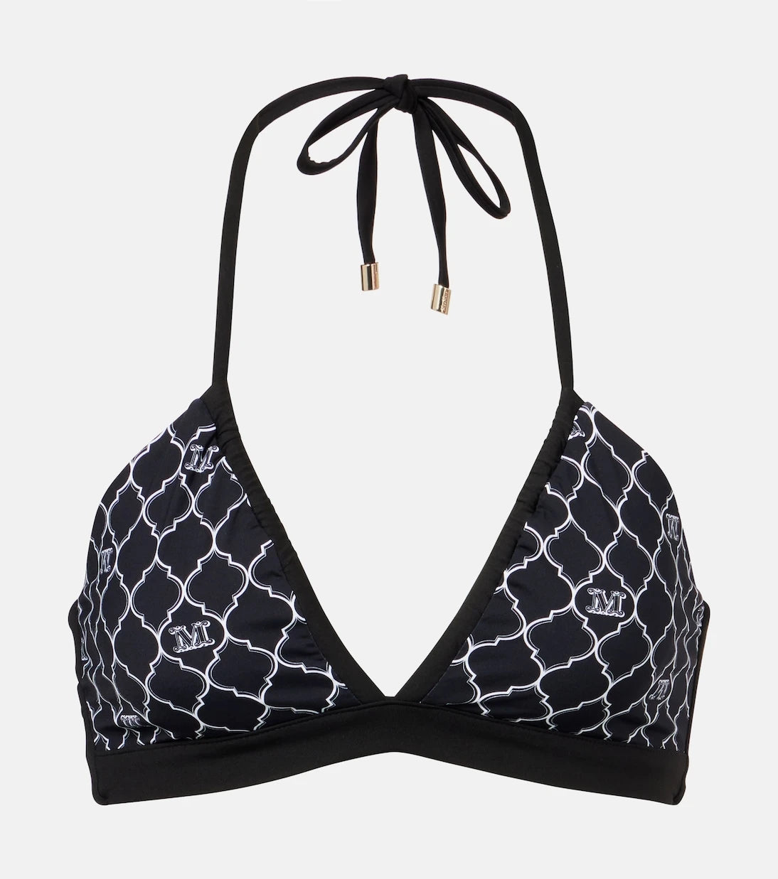 Max Mara - Anna printed halterneck bikini top
