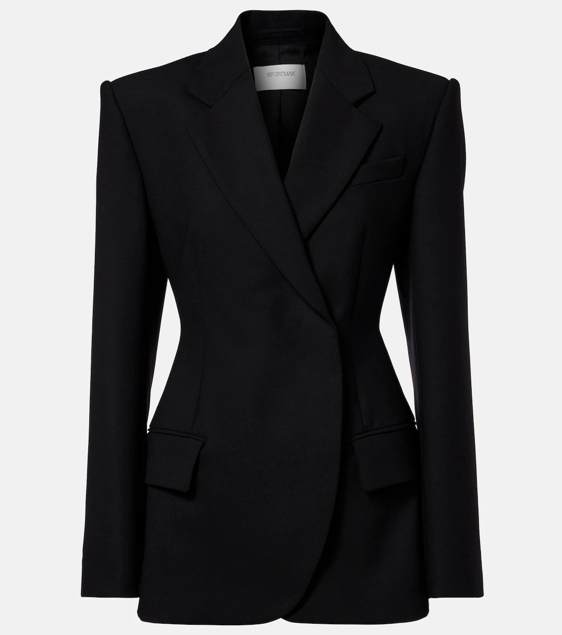 Sportmax - Double-breasted peplum blazer