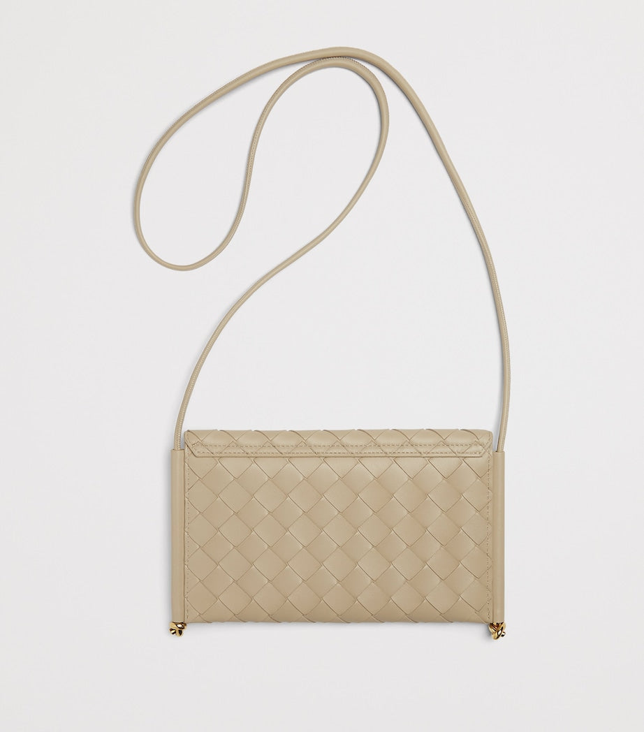 Neutral Calfskin Solstice Phone Pouch