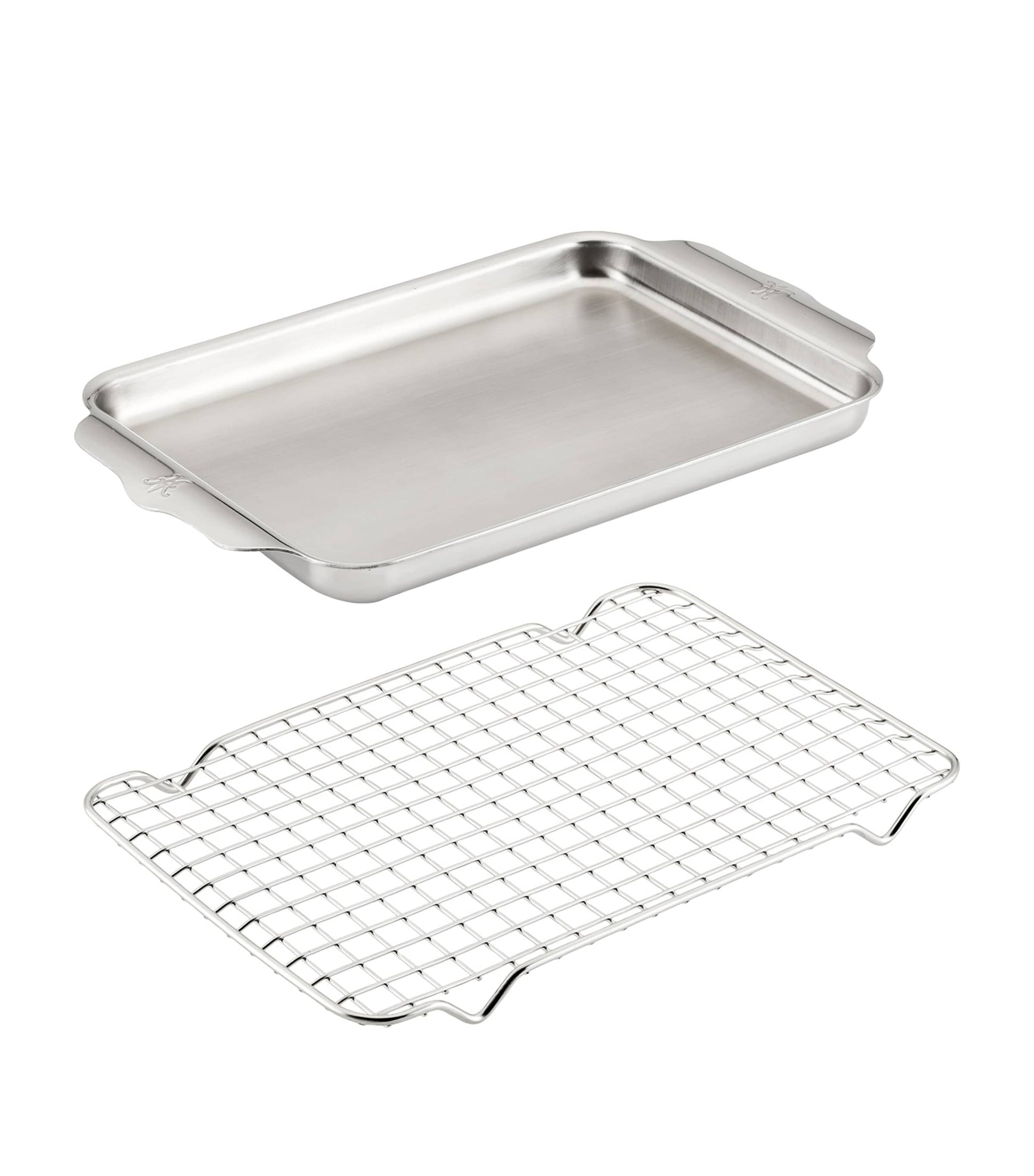 Stainless Steel Baking Pan with Cooling Rack (39cm)