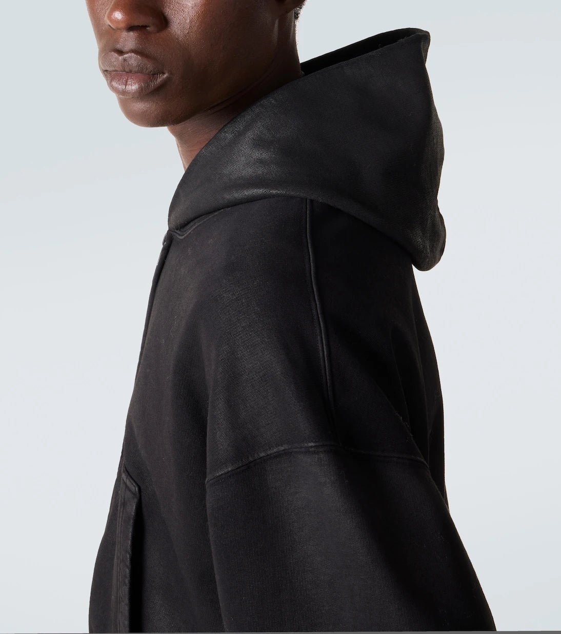Balenciaga - Cotton jersey zip-up hoodie