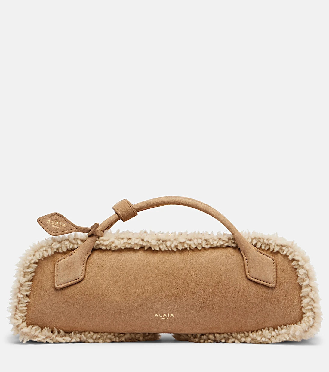 Alaïa - Le Teckel Small suede clutch