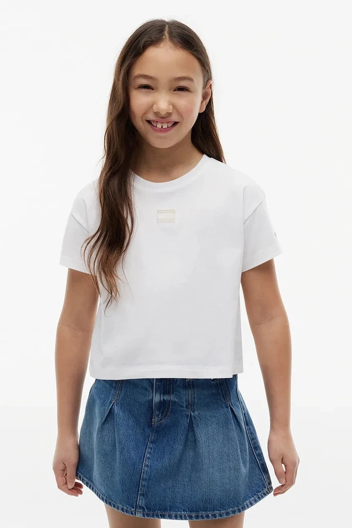 Çocuklar için pamuklu Tommy Hilfiger tişört