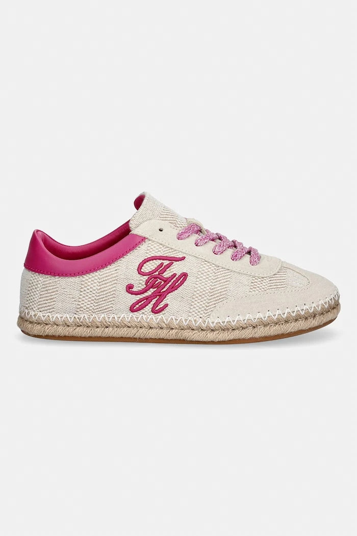 Tommy Hilfiger TH HERITAGE ROPE SNEAKER düşük kesim kadın spor ayakkabı