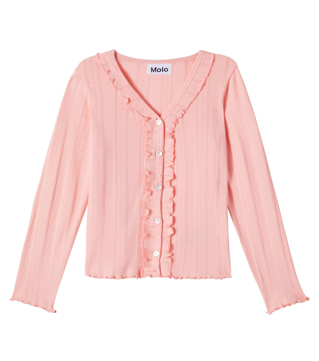 Molo - Ramsi pointelle cotton blouse