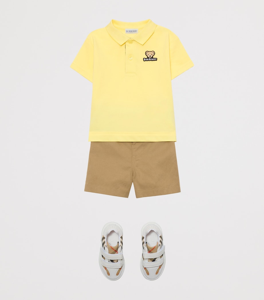 Burberry Kids Cotton Thomas Bear Polo Shirt (6-24 Months)