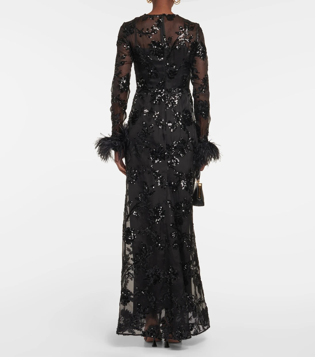 Erdem - Malvina embellished silk gown