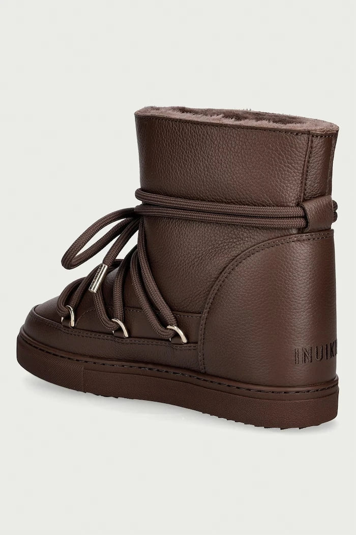 Inuikii Full Leather Wedge Kadın Deri Kar Botu