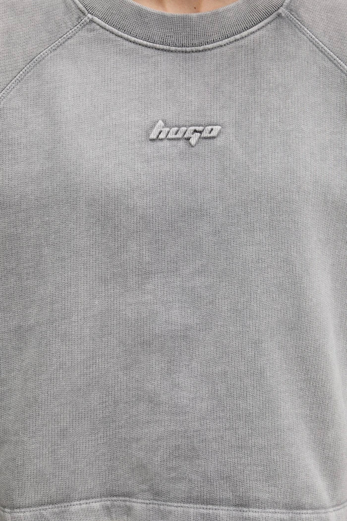 HUGO Blue kadın oversized pamuklu T-shirt Dorlina_B_1