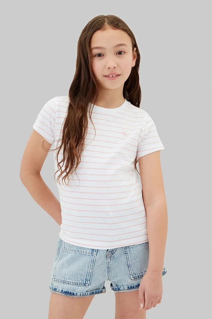 Calvin Klein Jeans çocuk pamuklu tişört 2’li