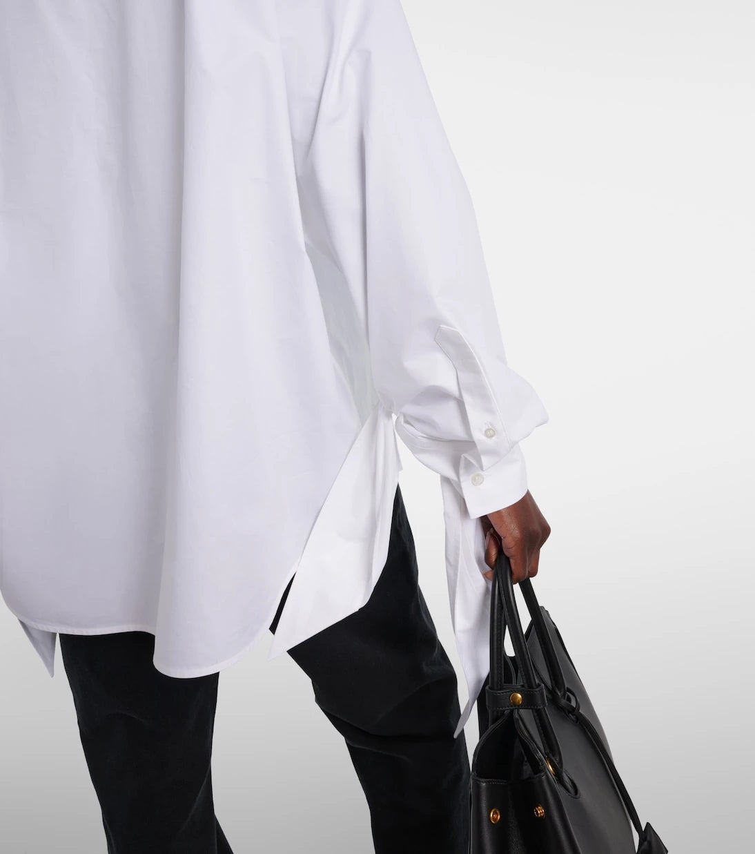Balenciaga - قميص قطني بوبلين