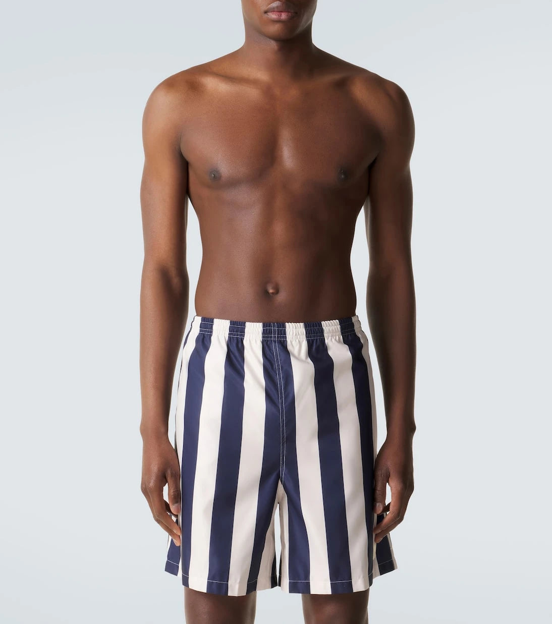 Ami Paris - Striped swim trunks