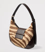 Jimmy Choo Small Bar Pony Hair-Leather Shoulder Bag