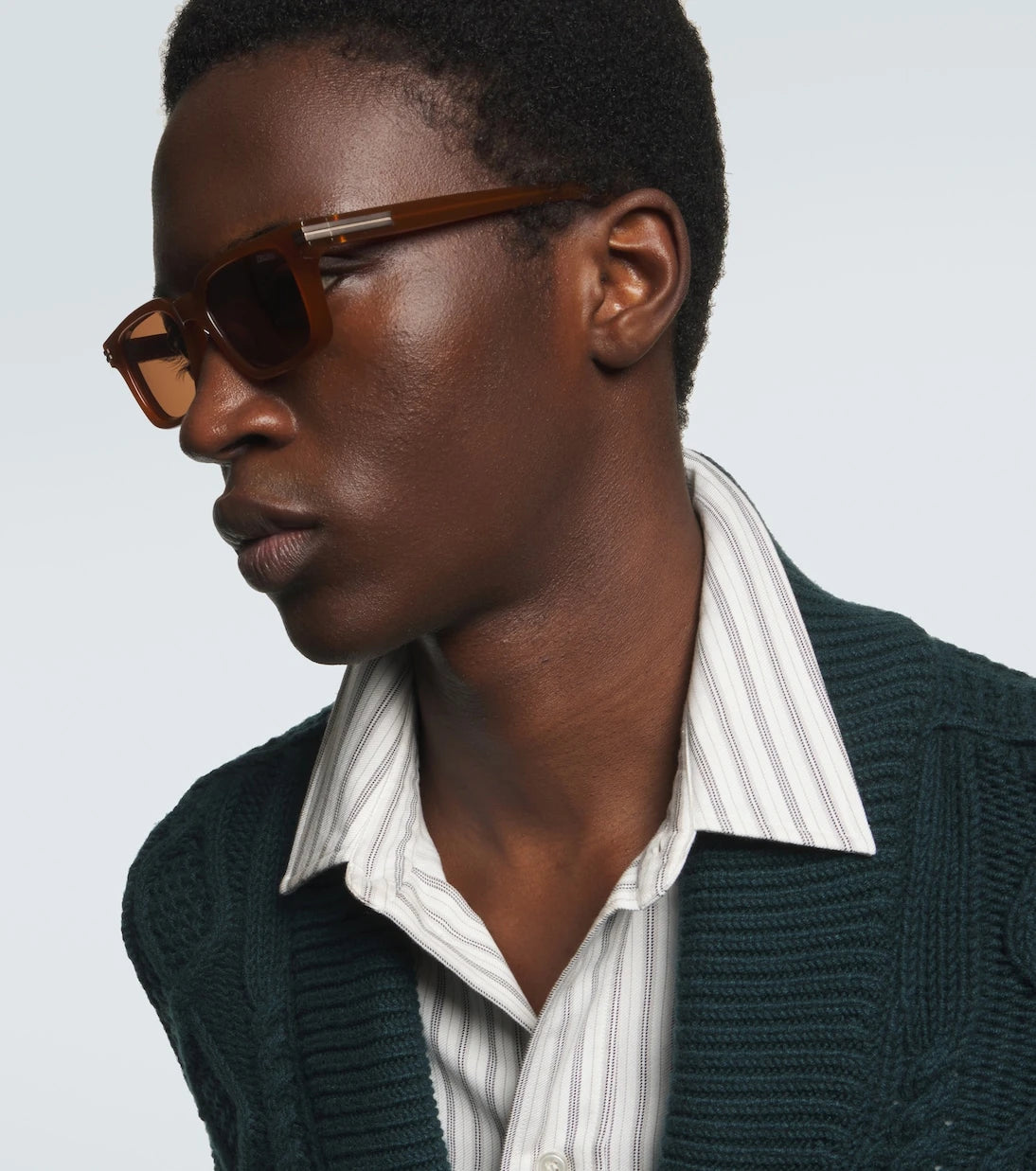Zegna - Rectangular sunglasses