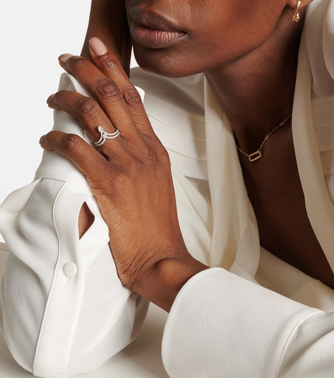 Shay Jewelry - 18kt white gold ring with diamonds