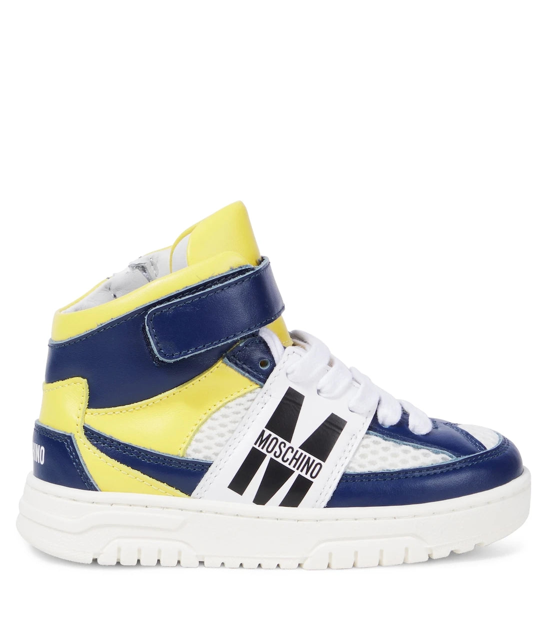Moschino Kids - أحذية رياضية جلدية