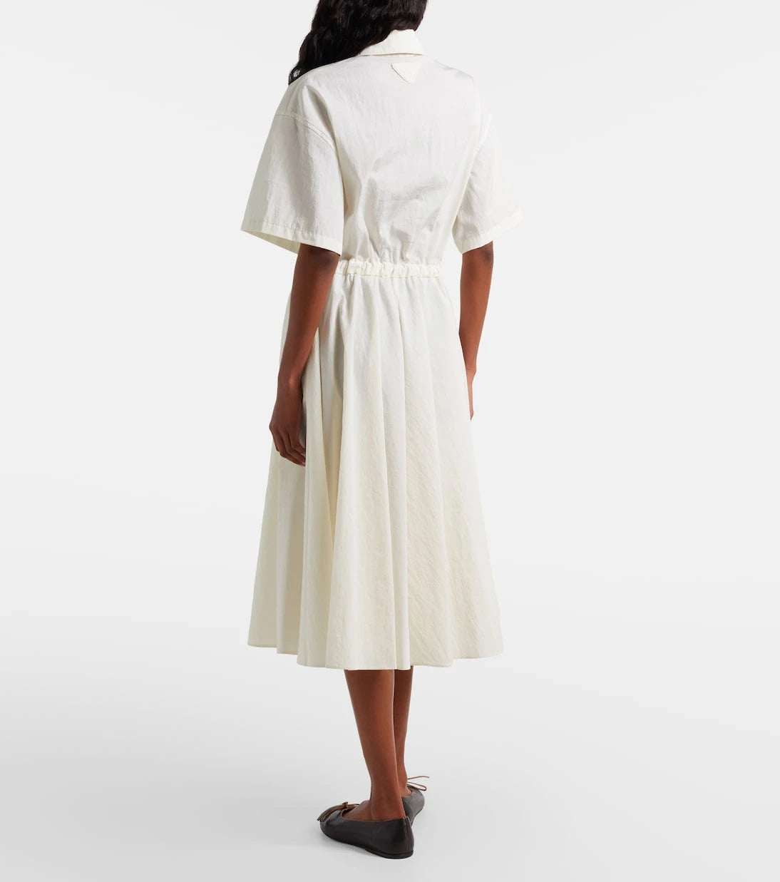 Prada - Cotton-blend polo dress