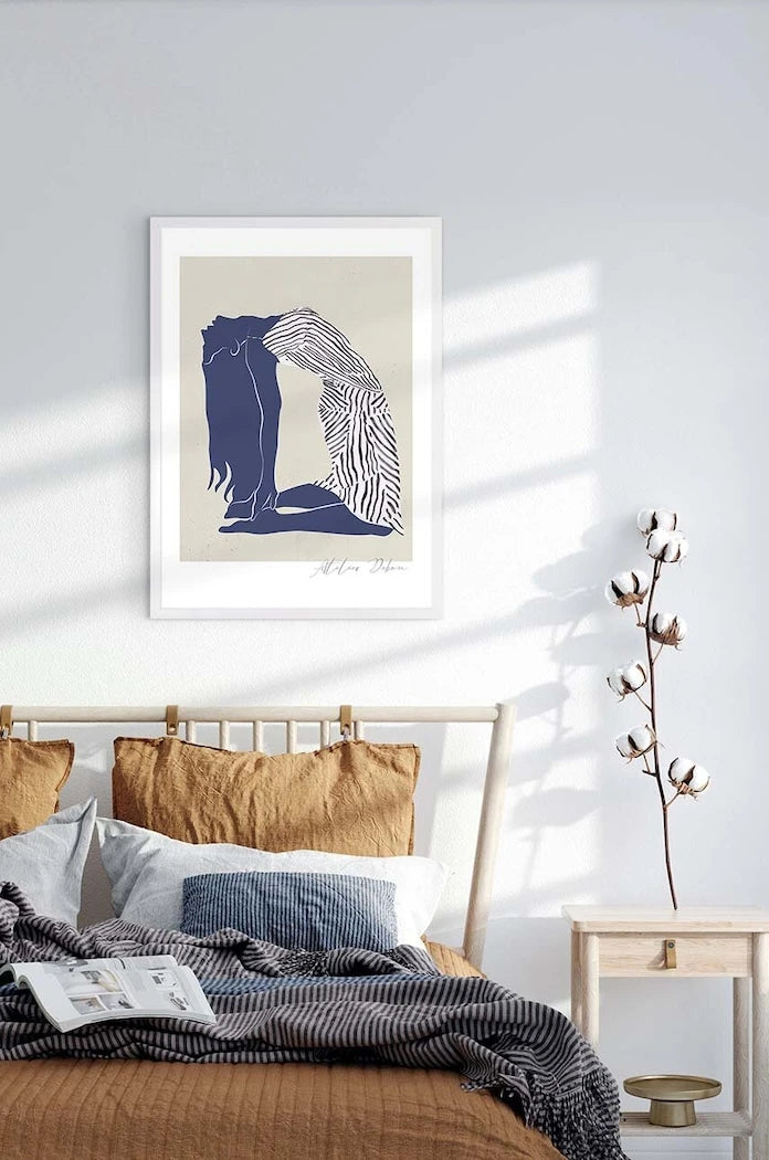 Çerçeveli duvar dekorasyonu 58 x 78 cm