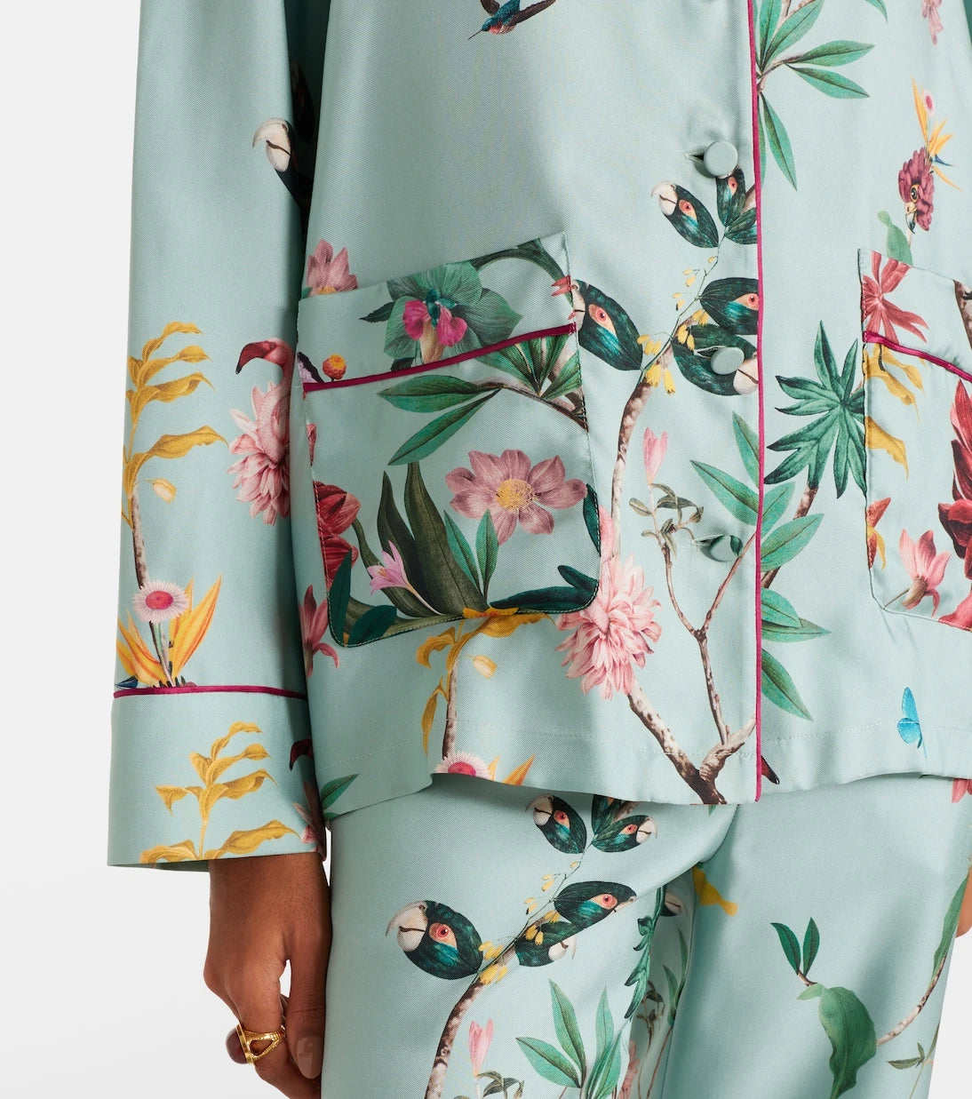La DoubleJ - Printed silk shirt