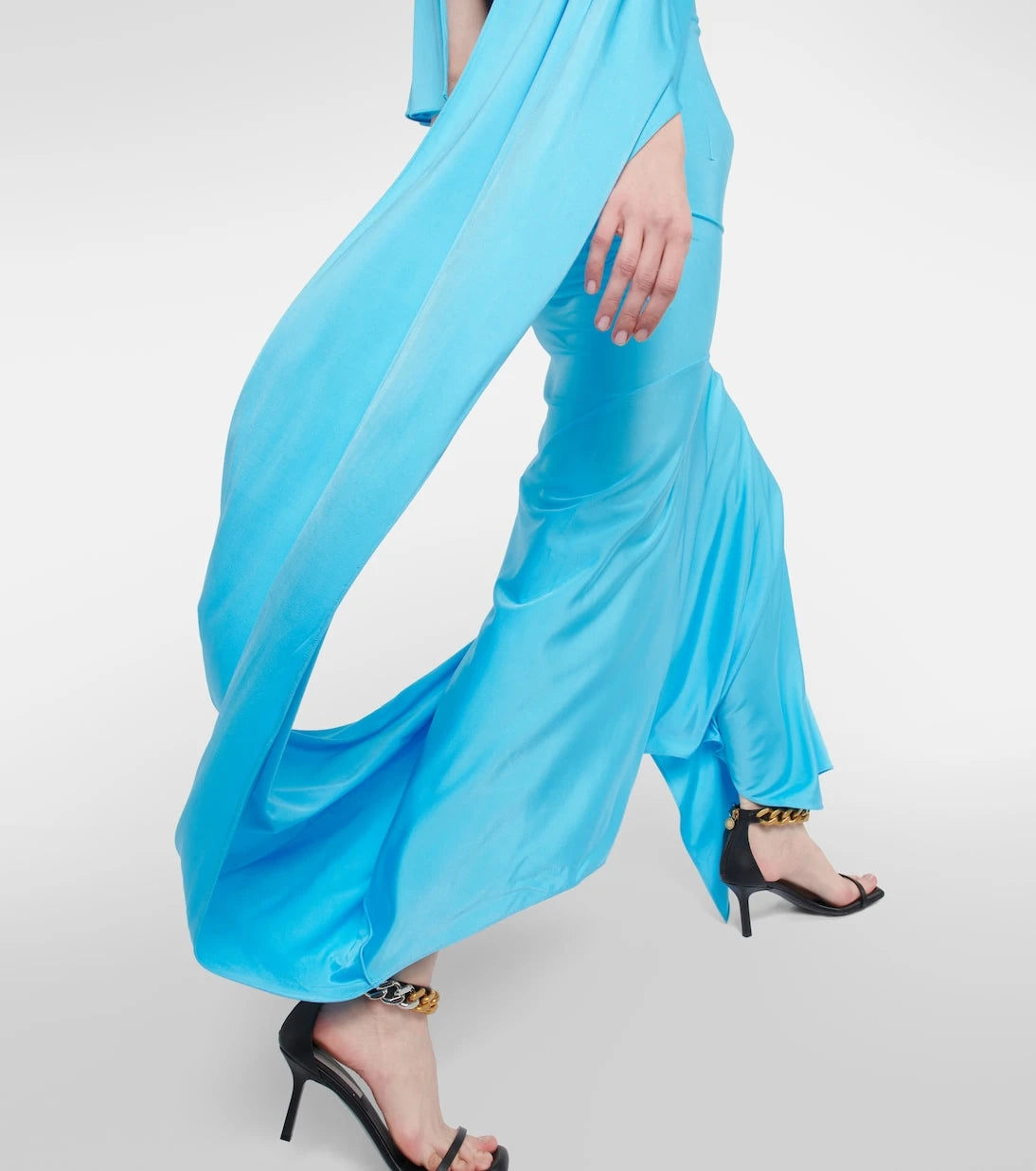 Stella McCartney - Draped asymmetric maxi dress