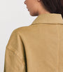 Beige Canvas Workwear Jacket