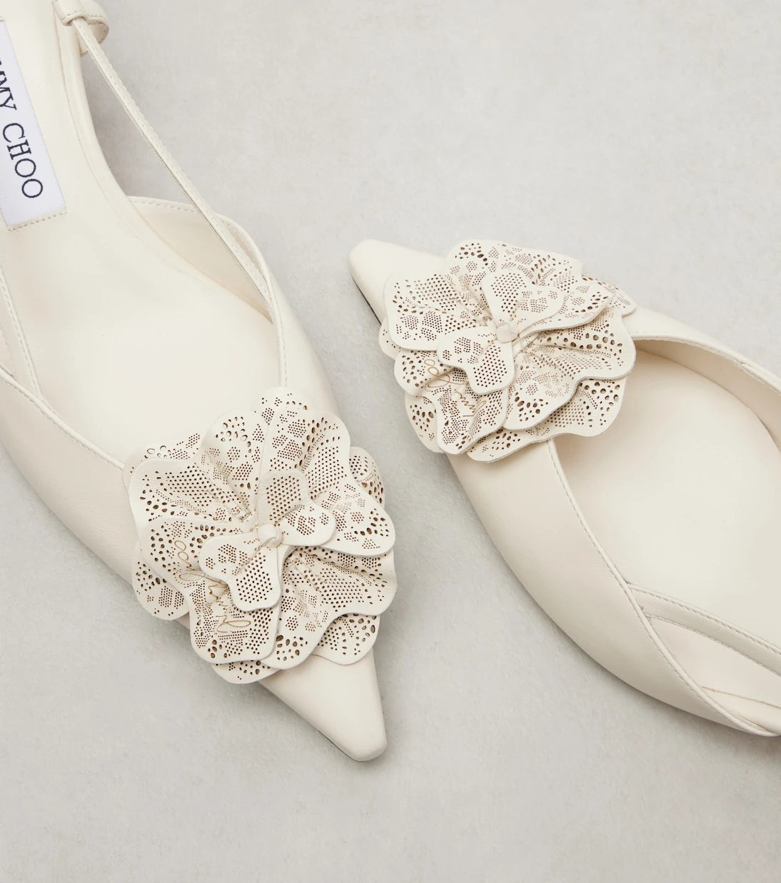 Jimmy Choo - Mimmi 50 leather slingback pumps