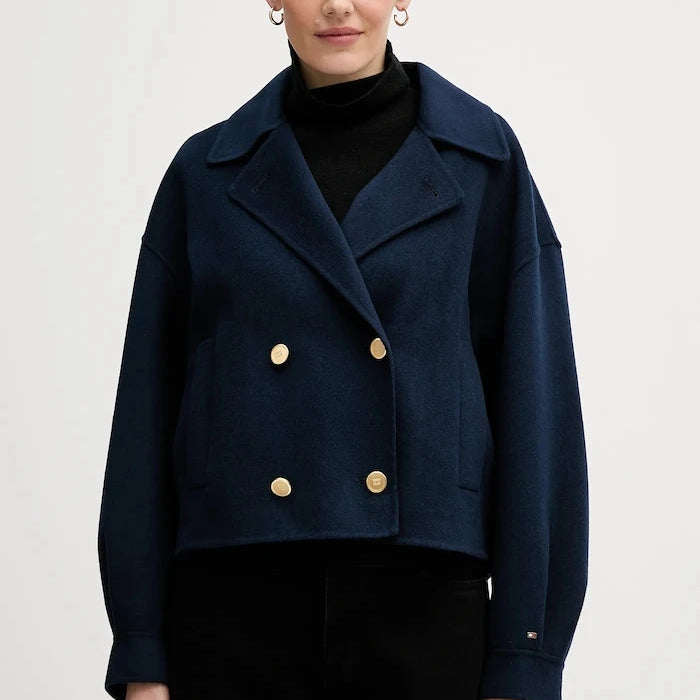Палто с вълна Tommy Hilfiger