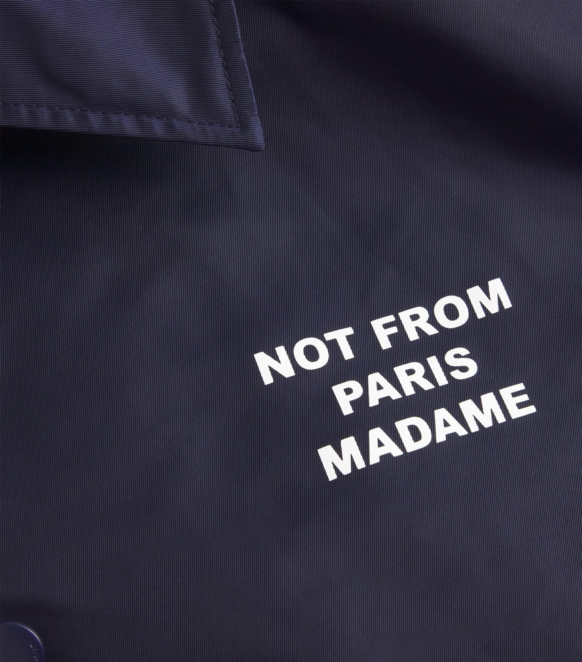 Drôle De Monsieur Navy Graphic Print Jacket