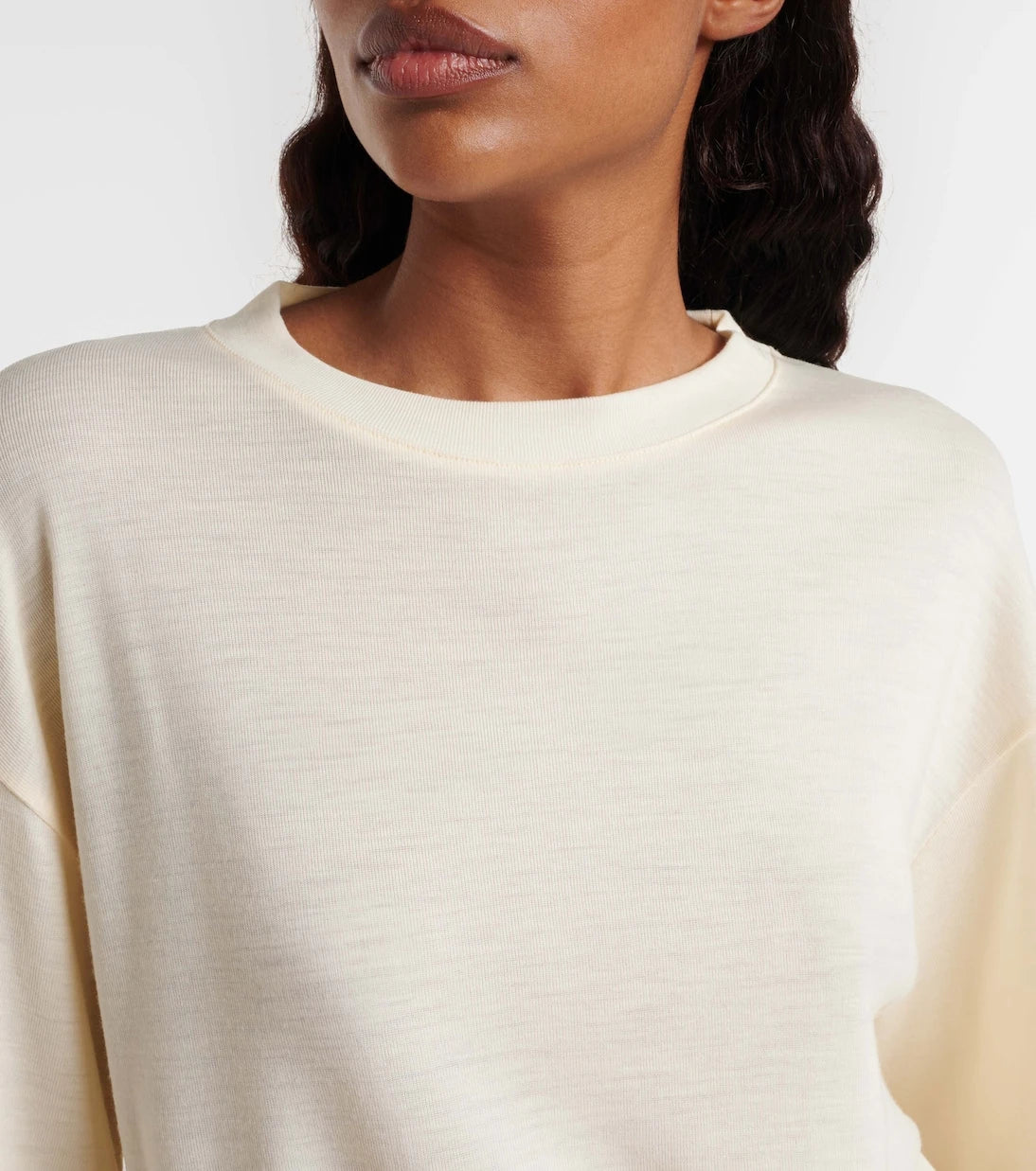 Róhe - Oversized wool T-shirt