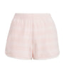 Pink Terry Stripe Shorts