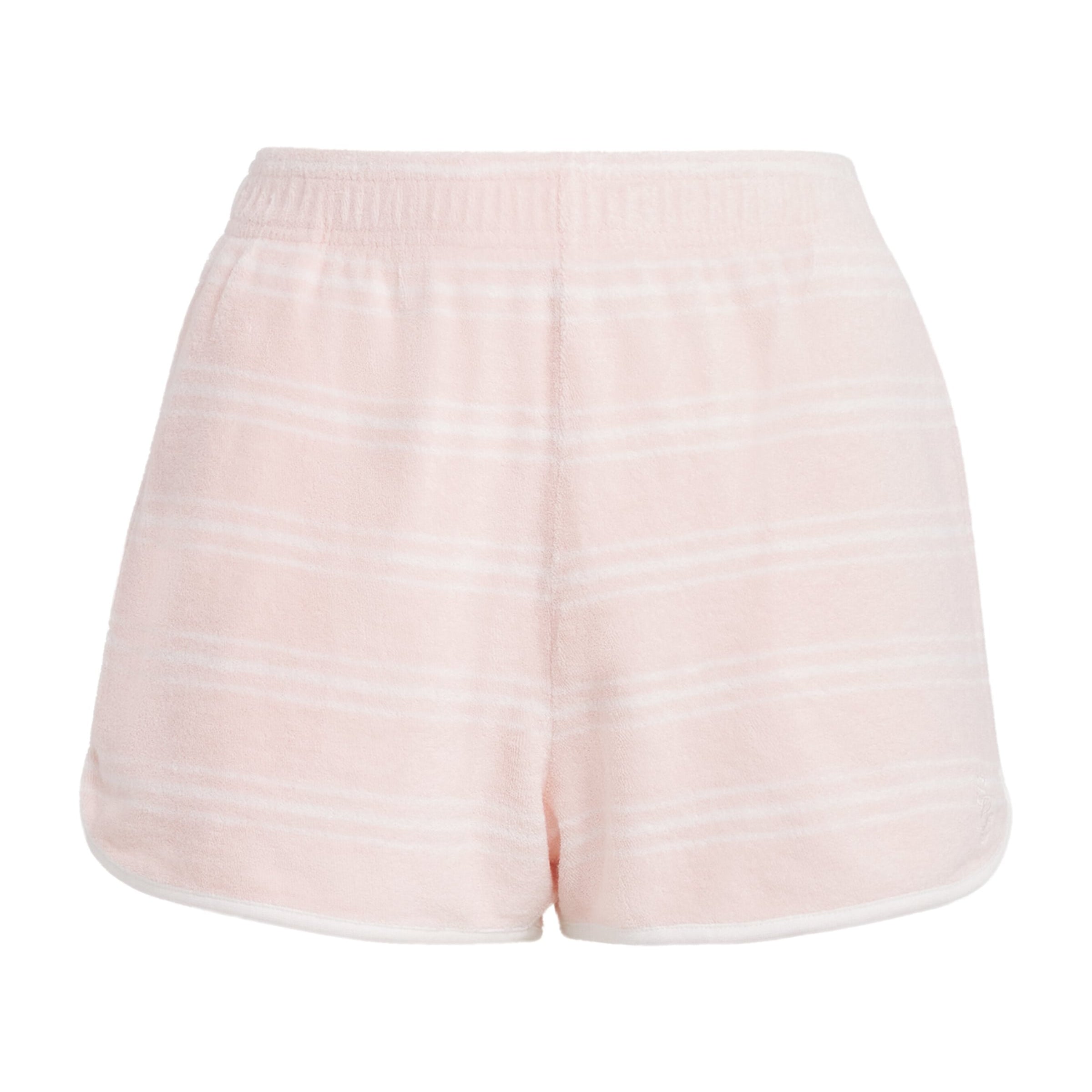 Pink Terry Stripe Shorts