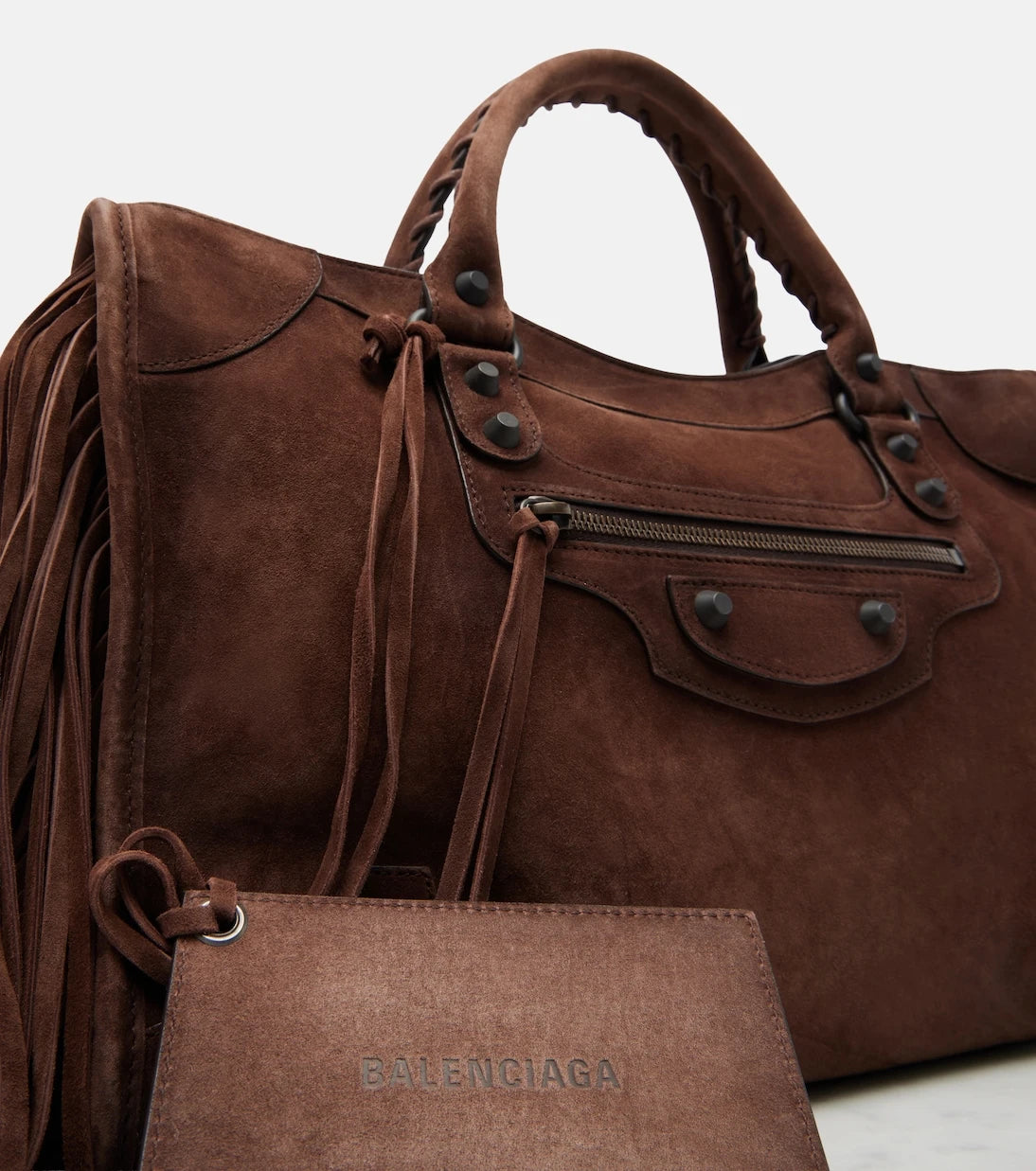 Balenciaga - Le City Medium leather top-handle bag