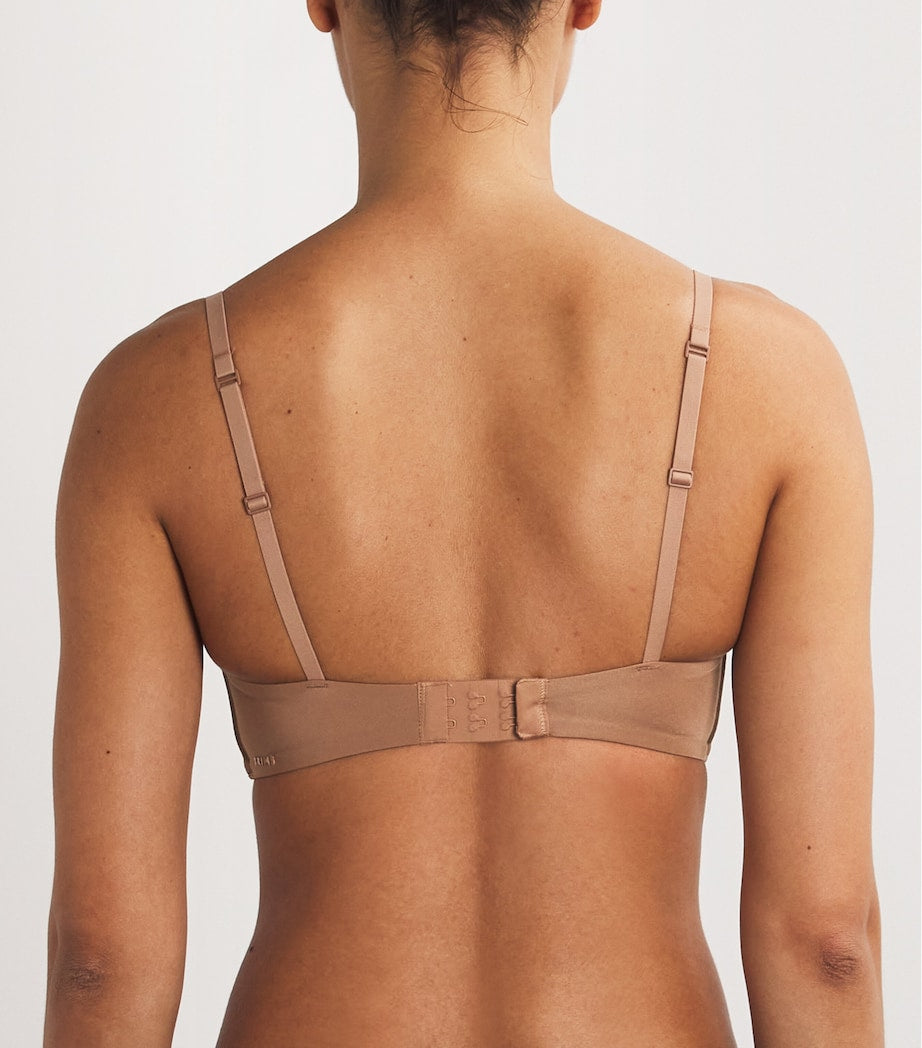 Skims Brown Wireless T-Shirt Bra