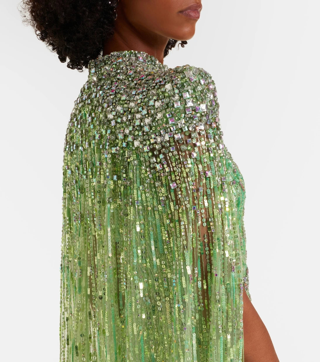 Jenny Packham - Opera embellished caped gown