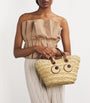 Anya Hindmarch Beige Small Paper Eyes Basket Bag