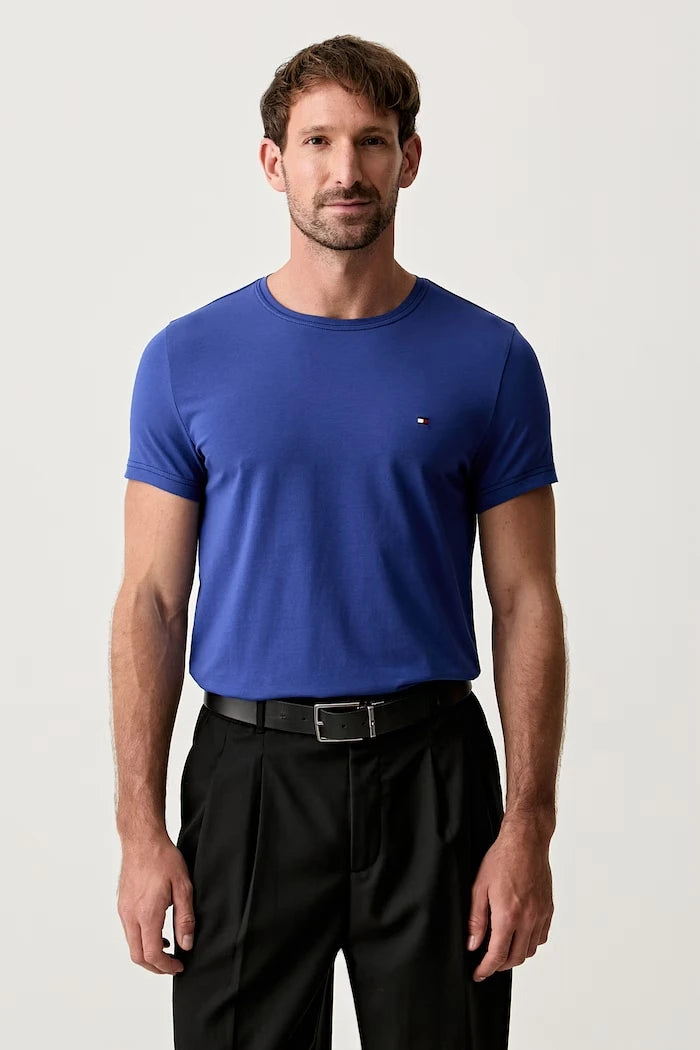 Tommy Hilfiger basic erkek pamuklu elastan tişört