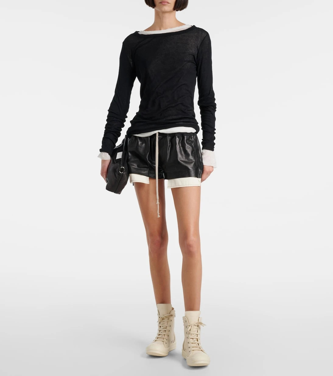 Rick Owens - Leather sneakers