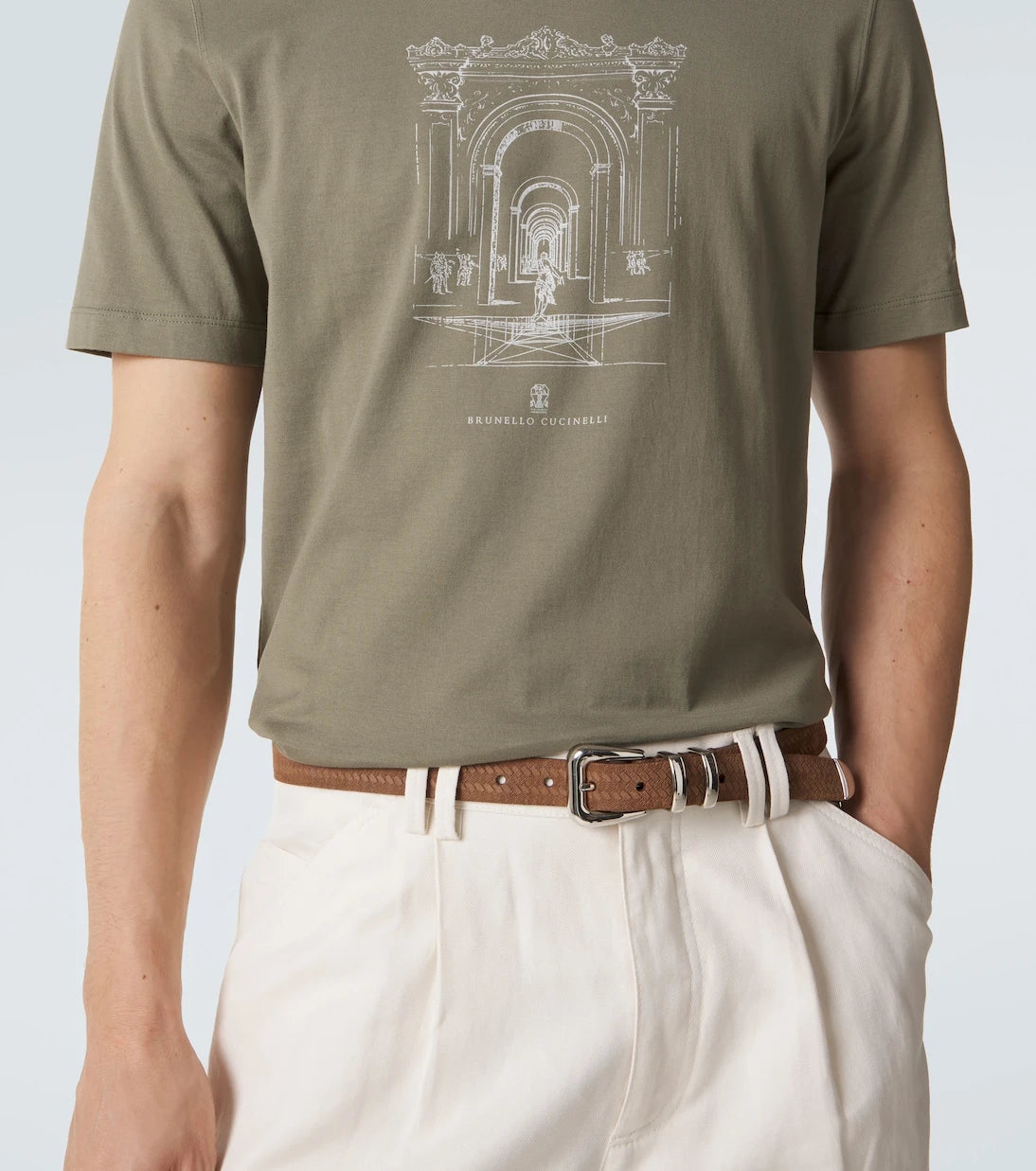Brunello Cucinelli - Printed cotton jersey T-shirt
