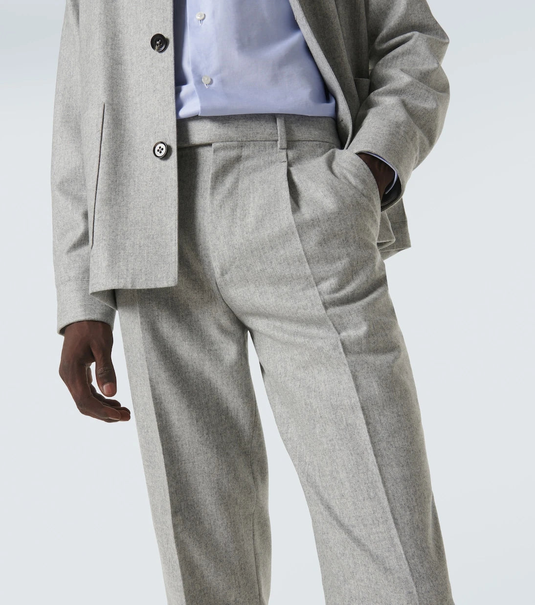 Zegna - Wool straight pants