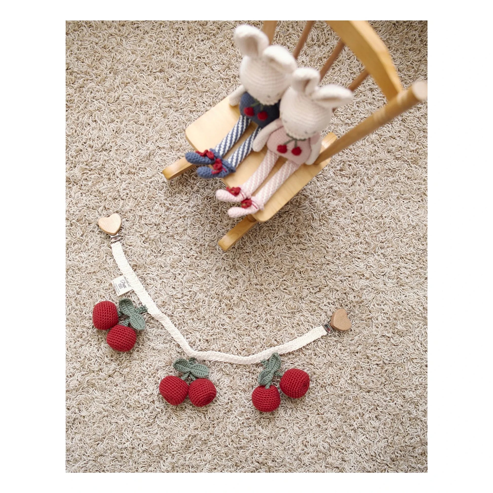 Patti Oslo - Cerise stroller chain  | Red