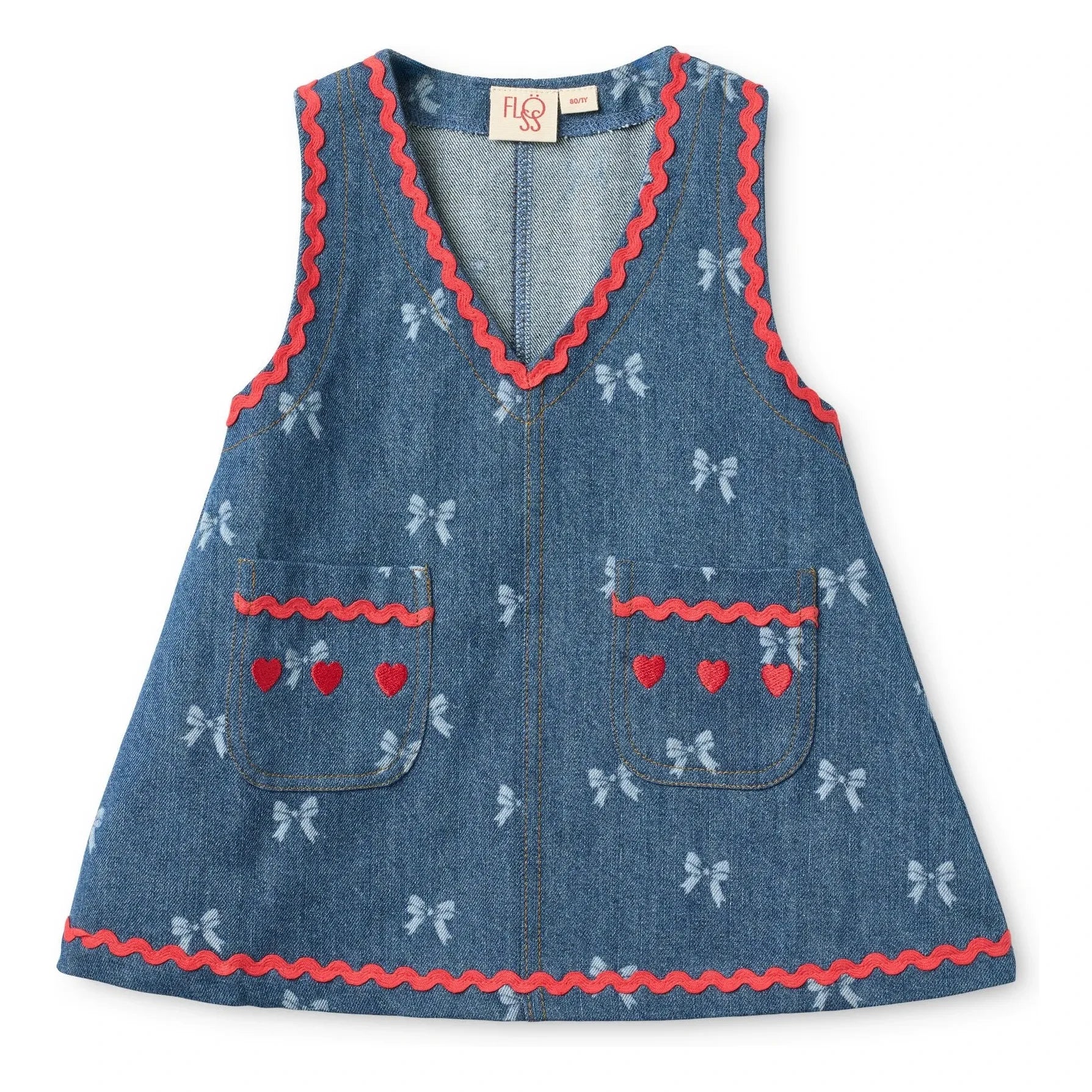 Flöss - Denim Eva Knot Dress | Blue