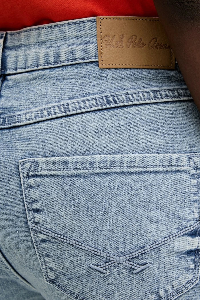 U.S. Polo Assn. kadın düz jean USPA LONG LEG STRAIGHT FIT