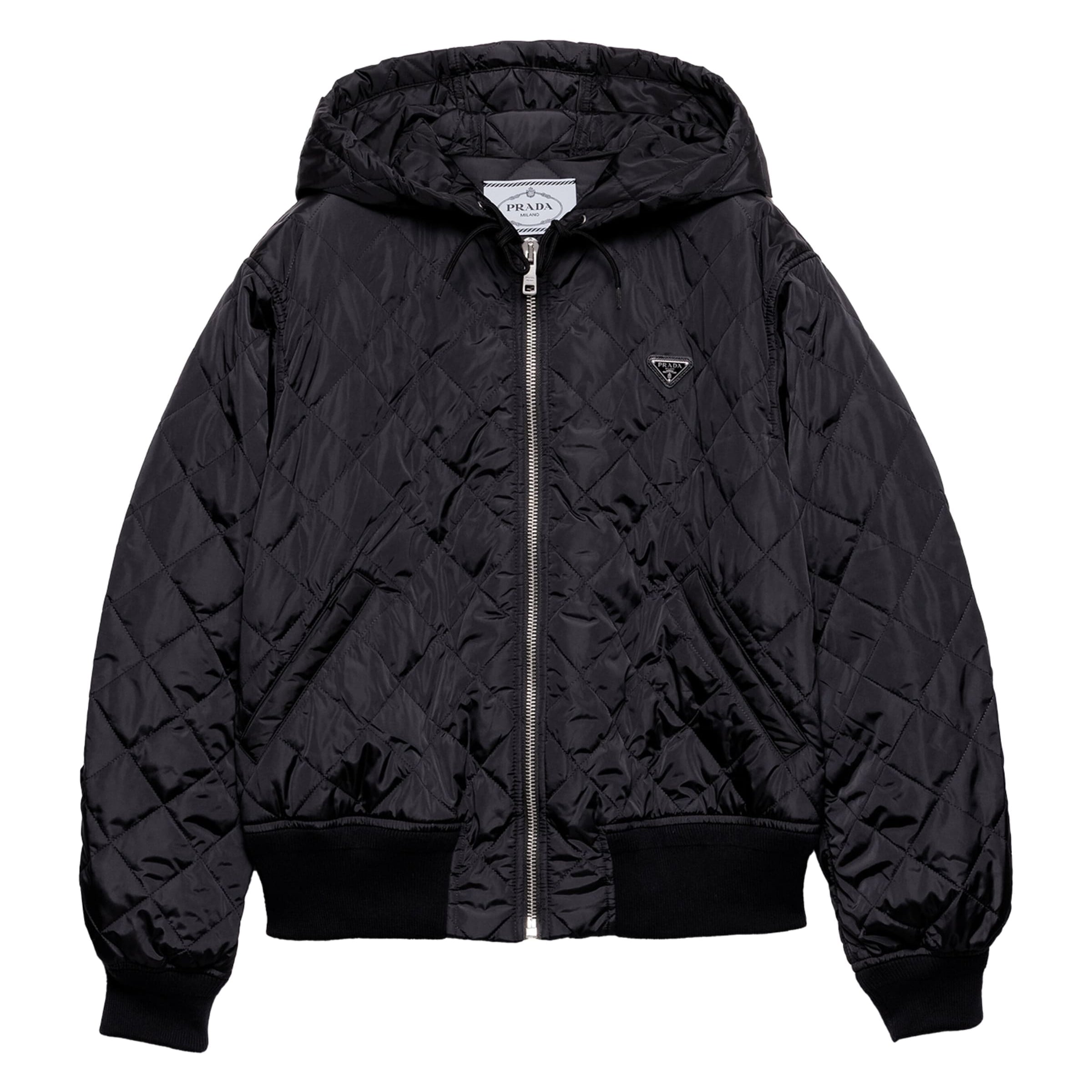 Prada Blue Re-Nylon Quilted Jacket